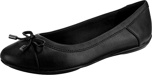 Geox Women's D Charlene C Ballerina, Black, 6 UK