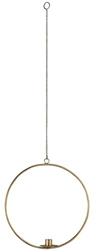 IB Laursen Kerzenhalter für Stabkerze Kreis mit Kette Kettenlänge ca 53 cm; B: 6,5 H: 86 L: 29,5