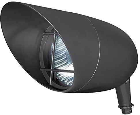 OHBULBS 1-Light Landscape Flood Light Fixture - 150W Non-Dimmable Halogen - Outdoor Ceiling Mount - Dark Bronze; OL-66362