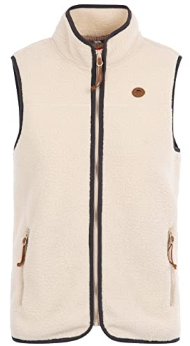 Trespass Womens Knitted Fleece Vest Notion Ghost in Size - 14