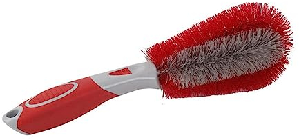 LinCys KANGYEBAIHUODIAN Auto Fit for Auto-Radnaben-Reinigungsbürste, Flexibler Langer Griff, hochwertige Auto-Felgenbürsten aus Wolle, weiche Faser-Autoreifen-Reinigungsbürste