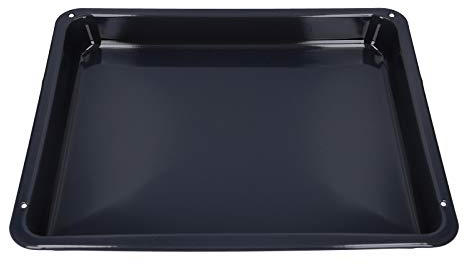 DEKAROX Fettpfanne Backblech emailliert 425x360x43mm für AEG Electrolux Juno Zanussi 87028820/0 3870288200 für Backofen Herd