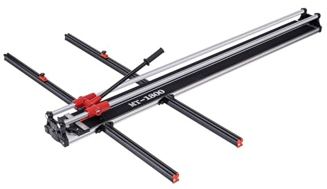 Tile Cutter, TOPWAY 71 Inch 1800mm Professional Manual Tile Cutter with Double Slide Rails and Laser Guide, Aluminium Alloy Base, for Precision Cutting Wall Floor Porcelain Tiles 347266