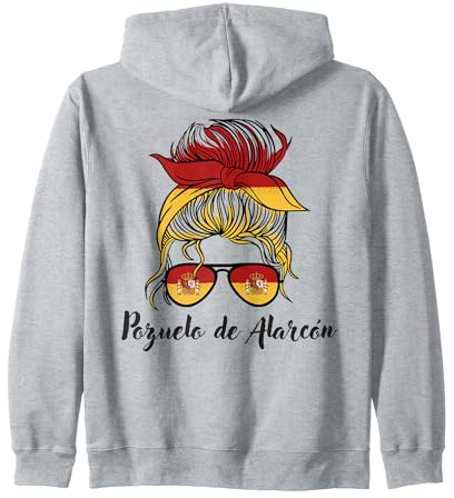 Pozuelo de Alarcón Chica, Bandera España España Sudadera con Capucha