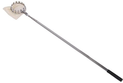 Strumento per Raccogliere Frutta con Manico telescopico e Borsa in Tessuto, Asta telescopica per Raccogliere Frutta, Pinza per Frutta per raccoglitrice di pere, Ciliegie, Arance, Limoni