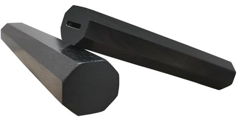 1 pièce manche de couteau octogonal bricolage style japonais chef cuisine fabrication manche de couteau en bois manche de couteau poisson cru manche de couteau (2.5MMX12MMX135MM)