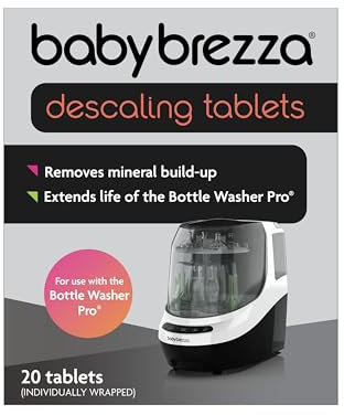 Baby Brezza Lot de 20 pastilles détartrantes pour Bottle Washer Pro - le lave-biberons & tétines