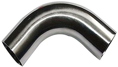 DQZRTUECA Edelstahl-Rohr-AD-Bogen, 1 stücke 90 Grad Ellenbogen Rohr Butt Rohr Fitting Gerade Rohr Länge 20mm, 25mm O/D Edelstahl Schweiß