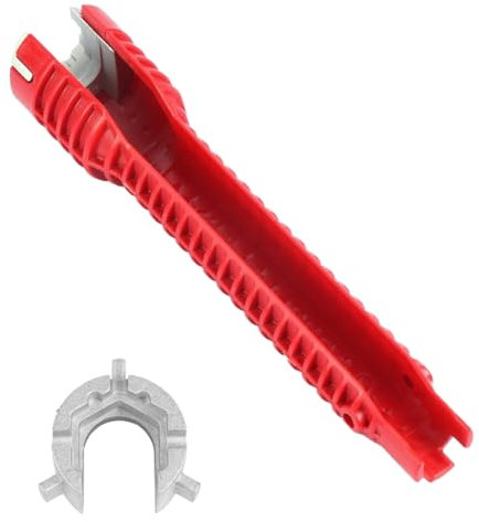 Chiave da bagno durevole, strumento di installazione sanitaria per installazione rapida e rimozione di rubinetti, strumento di manutenzione