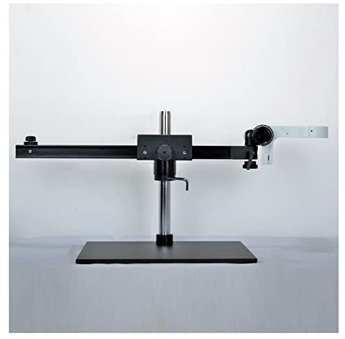 Lab Microscope Accessories 76mm Ring Holder Big Size Heavy Duty Adjustable Boom Large Stereo Arm Table Stand For Lab Industry Microscope Camera