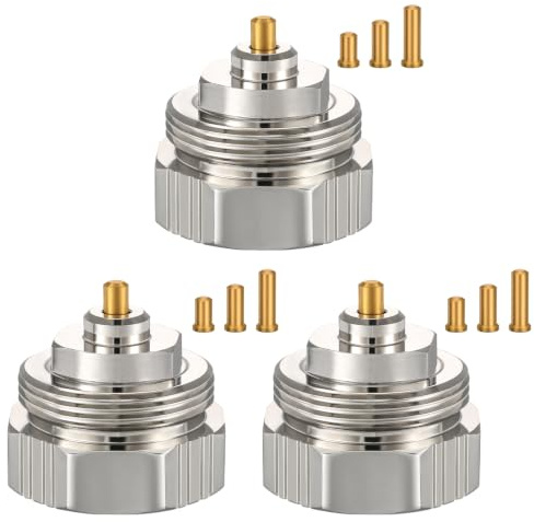 Ancable Heizkörperadapter M30x1.0 auf M30x1.5 Thermostatventil Adapter Ventiladapter Thermostatkopfadapter (3 Stück)