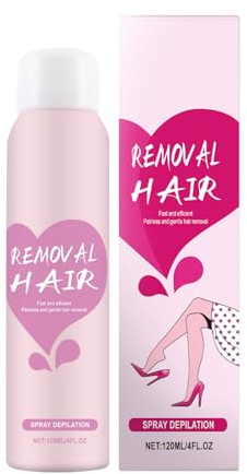 Nudorpn Schiuma per depilazione | 120 ml con delicata cura idratante per prodotti depilatori – Mousse per depilazione come spray – per zone, corpo, ascelle, braccia e pelli sensibili