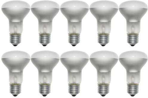 NCC-Licht 10 x Birnenlampe R63 Reflektor 40W E27 matt 320lm warmweiß 2700K Dimmbar