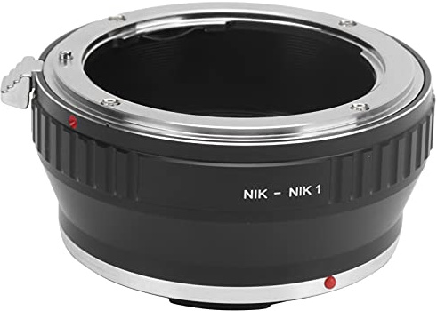 UMDHAIYI Fikaz objektivadapter med hög precision för Nikon som passar för Nikon 1-monteringskamera