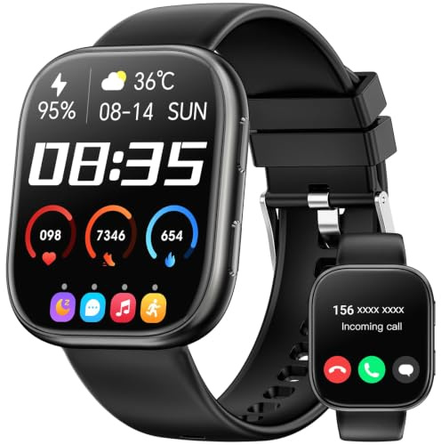 Smart Watches for Women Men,1.83HD Smart Watch with Heart Rate/SpO2/Sleep Monitor,2026 Fitness Watch with Bluetooth Call,120+ Sport Modes Activity Tracker Smartwatch for Android iOS Waterproof