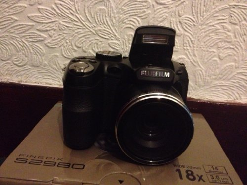 Fujifilm FinePix S2980 - Cámara compacta (Zoom óptico 18x, Pantalla 3 Pulgadas, estabilizador de Imagen), Color Negro