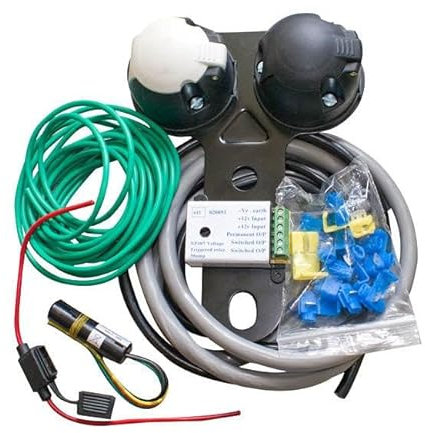 Double 7-pin Towbar Towing Electrics Wiring Kit - N and S Type