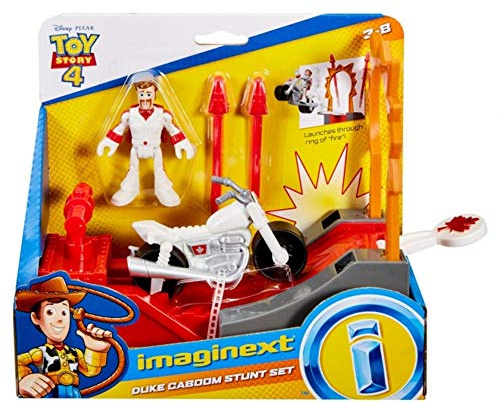 Mattel Fisher-Price GBG72 Toy Story 4 Imaginext Duke Caboom Stunt Set