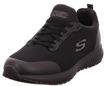 Skechers SQUAD SR MYTON, Zapatillas para Hombre, Black Textile/Synthetic, 44 EU