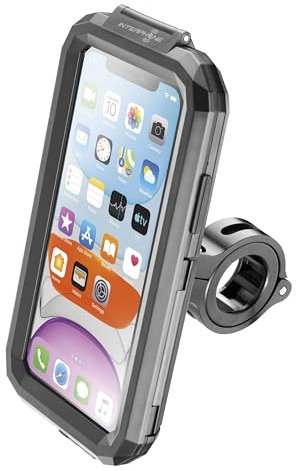 INTERPHONE ARMORPRO - Porta Cellulare Moto e Bicicletta, Resistente Acqua e Polveri con Rotazione a 360°, Porta Smartphone con ID Tocco e Viso ID Compatibile fino a 6,5