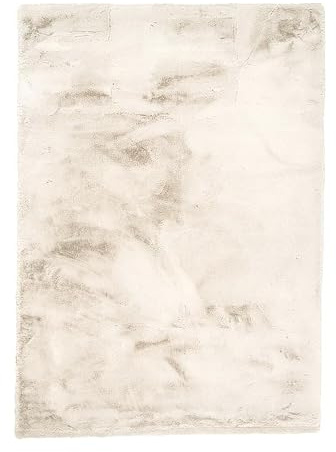 FRAAI | Home & Living Hochflor Teppich - Comfy Supreme Creme - 200x290 cm | Shaggy, Einfarbig - Ländlich, Modern, Skandinavisch - Wohnzimmer, Esszimmer, Schlafzimmer - Fellteppich