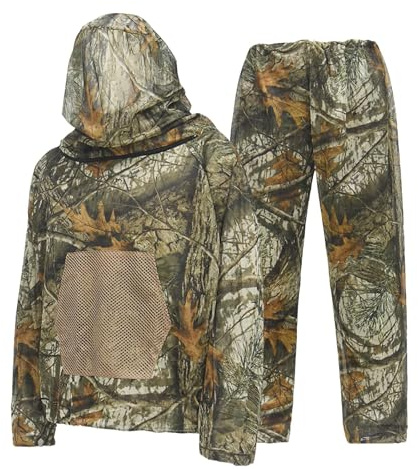 LOOGU Mosquito Suits, Net Bug Pants & Jacket Hood Sets - Ultra-fine Mesh - With Fishing, Hiking, Camping and Gardening