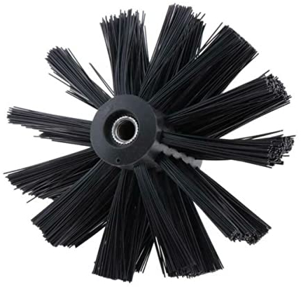 150mm 1Pc Chimney Sweep Brush,Chimney Cleaning Brush, Dryer Vent Cleaning Brush, Dryer Vent Duct Cleaner Kit, Dry Duct Sweep Tool Bristle Head Nylon for Dryer Vent Cleaning