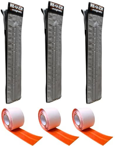 RE-U-Zip® Återanvändbar magnetisk entréremsa™ | 3-pack