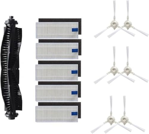 Ersatzteile Hauptbürste, Seitenbürste, Filter, kompatibel for Tefal Rowenta Explorer X-Plorer Serie 20 40 50 RG7687 / RR7687WH Roboter-Staubsauger Ersatzteile Ersatz