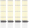 FENSMILE 20 Stück Zaunpfosten, Fiberglaspfähle Höhe 116 cm, Weidezaunpfahle für Hühnerzaun, Weidezaun, Hundezaun, Schafzaun, Schnee Zaun, Garten Schutz, Portable Zaun, Ideal für Elektrozaun, gelb
