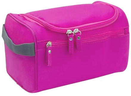 ONEGenug Kulturbeutel Reise Kulturtasche Herren & Damen Kosmetiktasche Zum Aufhängen Waschtasche für Jungen & Mädchen Rose