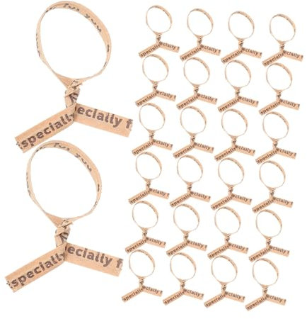 Warmhm 1000pcs Kraft Paper Bread Ties Strong Flexible Twists Ties for Candy and Plastic Bags for Birthday and DIY Crafts