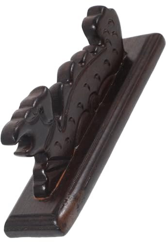 VILLCASE Ebony Pen Mountain Wooden Calligraphy Brush Holder Writing Brush Rest for Paintbrushes and Pens for Art Studio Home Office