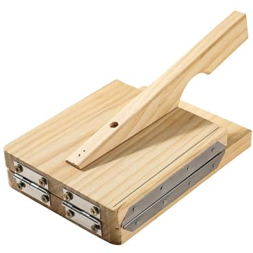 Dumpling Press - Press de tortilla de madera, molde manual de la piel de bola de dumpling | Accesorios multifuncionales para ayuda de cocina, máquina prensadora de bolas de para cocinas, res
