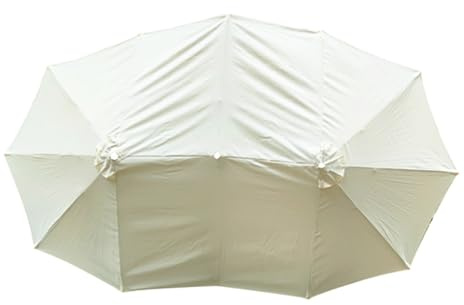 nonotse Ombrelloni da esterno sostituzione coperchio,Ombrellone a tre teste sostituzione,doppio coperchio,Ombrellone da giardino sostituzione coperchio(Esclusi telaio e base)