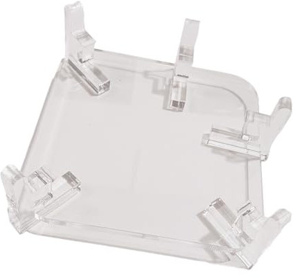 Rdxanc Support de bureau pratique en acrylique pour ordinateur portable avec amélioration de la ventilation et de la dissipation de la chaleur