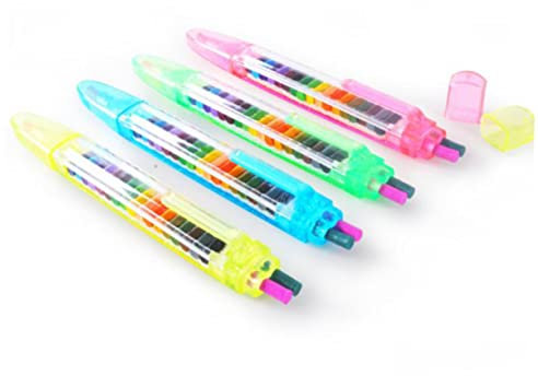 Anneome 20 Farben Ölfarbe Stift Buntstifte Stacker Kinder Kunst Zeichenbedarf Lernspielzeug Für Kinder Zufällige Farbe