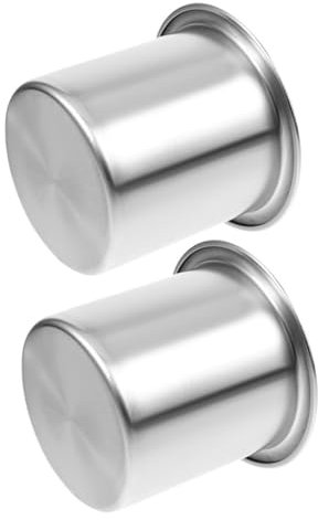 HORIALENCE 2pezzi Portabicchieri in Acciaio Inossidabile Per Design Reclinabile Adatto Per Auto Camper Sedie e Fissaggio Pulizia Facile Look Moderno