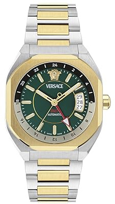 Versace Herren Analog Automatik Armbanduhr V-Contempo GMT