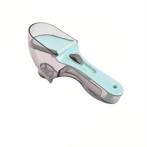 Adjustable Measuring Cup and Spoon Set, All-in-One Kitchen Tool for Dry, Liquid and Powder Ingredients