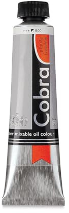 Cobra Artists' Watermixable Oils - Silver - 40ml tube (S3) (000)