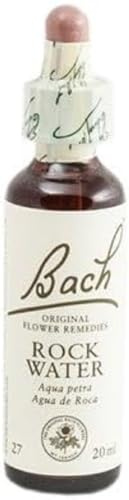Bach - Flor de Bach Rock Water, Complemento Alimenticio, 20 ml | Extracto de Agua de Roca (Rock Water), Ayuda para la Gestión de Emociones, Flexibilidad, Formato Gotas, Adultos, 20 ml