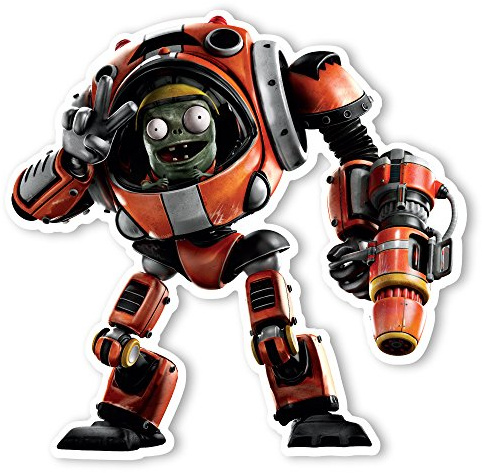 Plants vs. Zombies Garden Warfare 2 Wall Decal: Z-Mech (12 in x 11.75 in)