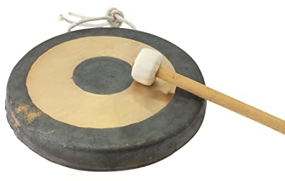 Original Tam Tam Gong/Whood Chau Gong 20 cm, inklusiv Holz-/Baumwollklöppel -7020- …
