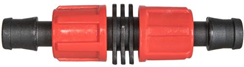 HOLZBRINK 5x Verbindungsstück 5/8 x 5/8 Zoll Rohrverbinder für Rohrverlängerungen des Verlegerohrs oder Tropfschlauchs, HBZ-05