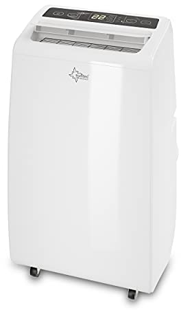 Suntec Climatiseur Mobile Silencieux Advance 12.0 - 12000 BTU Climatiseur Portable 4 en 1, Déshumidificateur, Ventilateur, Minuterie Programmable, 3,5KW, max~60 M2, Télécommande | Tuyau d'évacuation