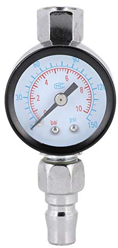 KIMISS Mini Adjustable Spray Gun Air Regulator With Pressure Gauge Diaphragm Control Auto Paint Air Adjusting Valve Regulator