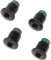Sram Rec Viti Piatti 4x2 Rival 94/107bcd Black Unisex Adulto, Nero, Taglia Unica