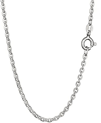 NKlaus 55cm Ankerkette 925 Silber elegante Halskette Breite: 2,0mm Collier 4,34g schwer 4437