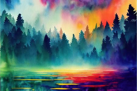 adrium Acryl-Bild 50 x 30 cm: Sonnenuntergang in den Bergen in den Alpen Farbölkunst(191965684)